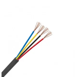 کابل افشان سیم پود چهار رشته با سطح مقطع 0/5mm (کلاف)