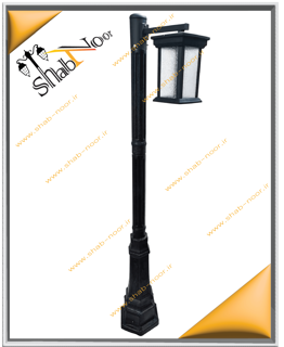 چراغ حیاطی تک شعله مدل روناک (فلزی)