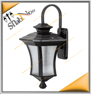 چراغ حیاطی دیواری مدل نگین کمر باریک