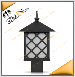 چراغ آلومینیوم چمنی مدل کارن یک سایز 55 سانت