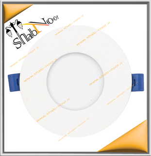 پنل توکار گرد یکتا افروز (3 وات)