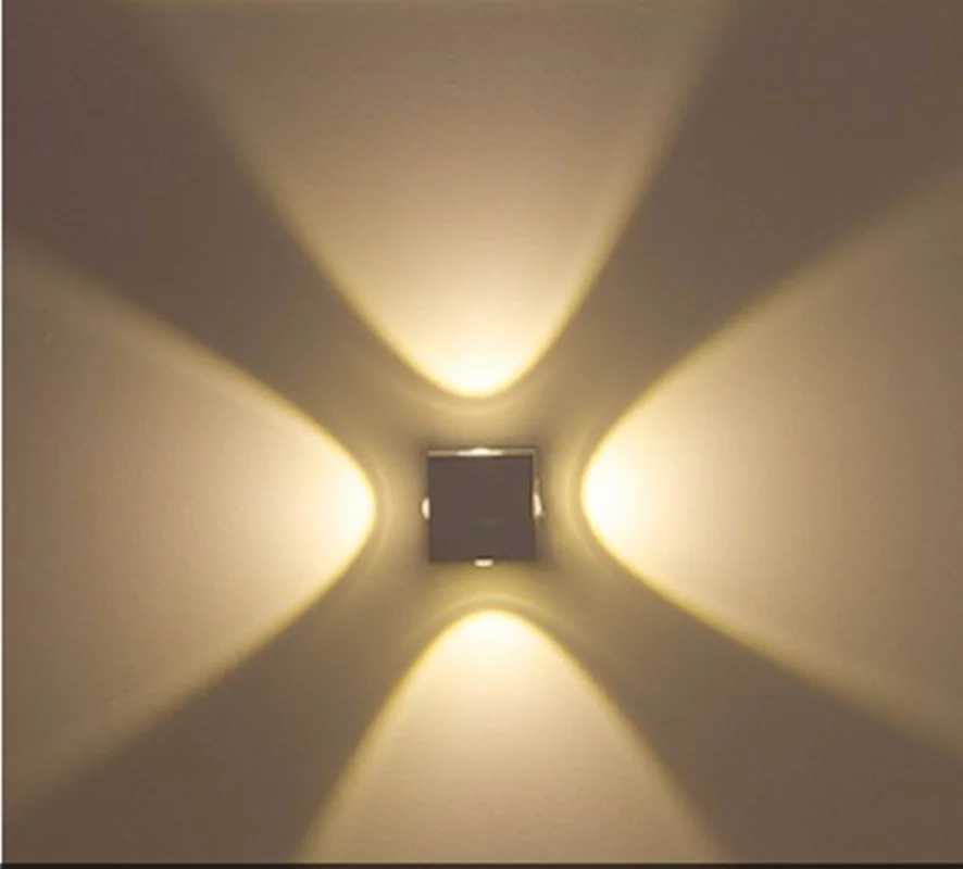 چراغ دکوراتیو چهار طرفه مکعب با لنز محدب زمرد