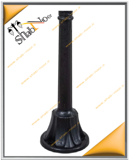 پایه و لوله چراغ حیاطی 60 سانتی متر پلاستیکی(abs)