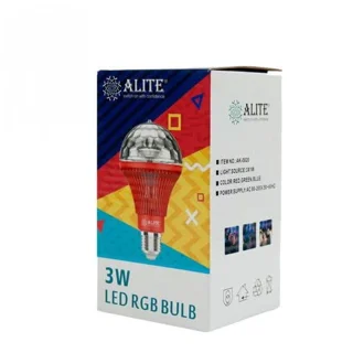 لامپ دیسکویی 3W گردان RGB