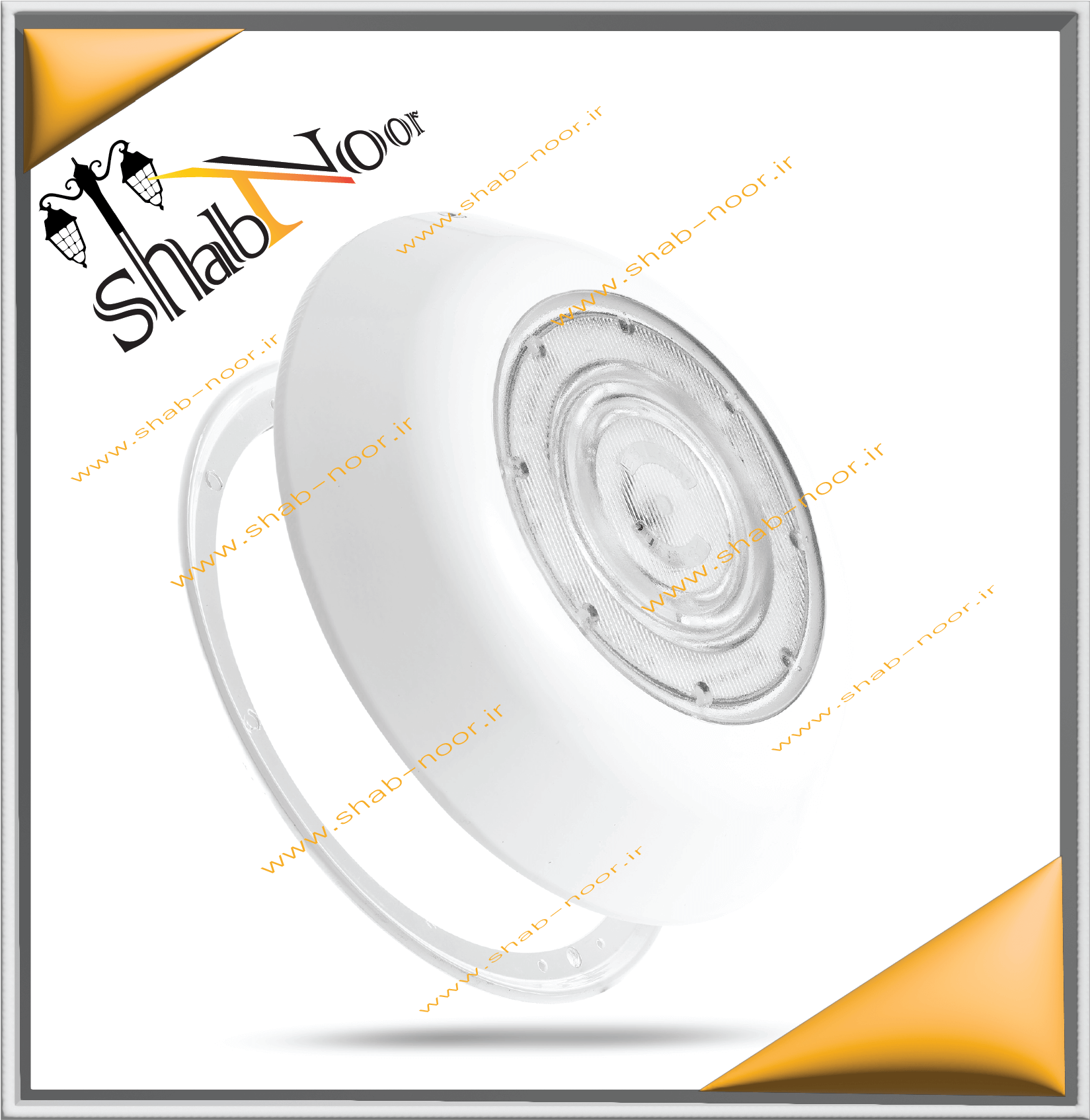 چراغ استخری فلت 18 وات مدل آذین