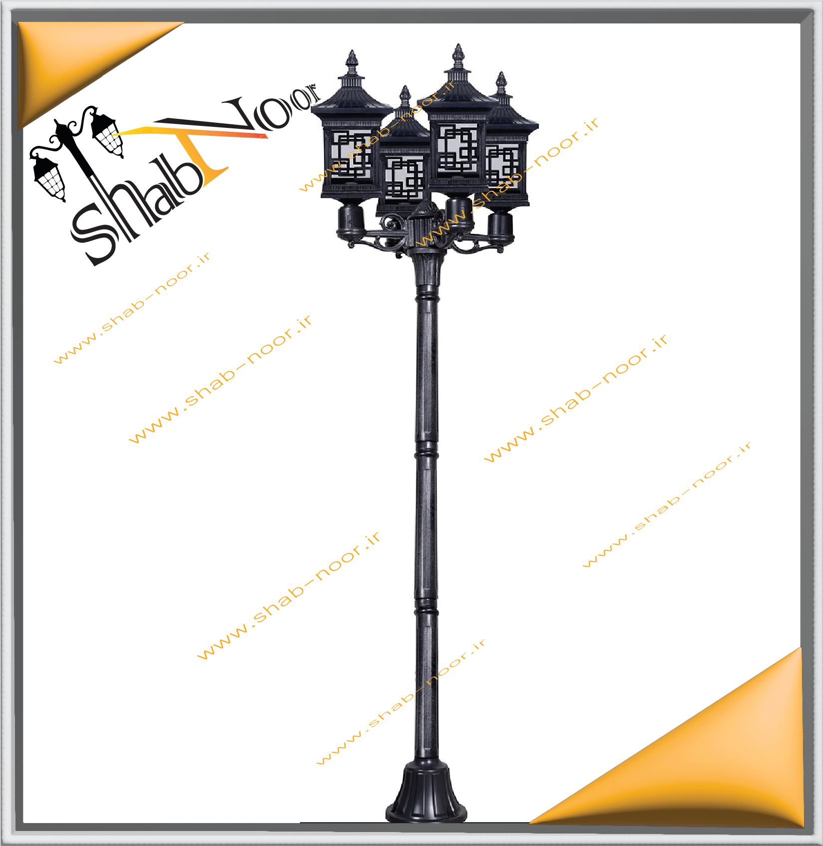 چراغ حیاطی مدل تابیس چهار شعله