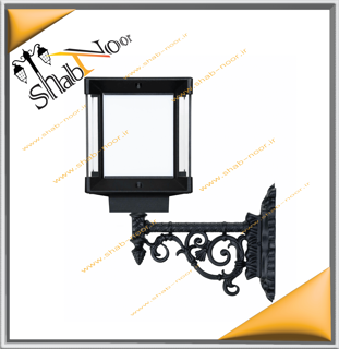 چراغ حیاطی مدل تارا دیواری با شاخه J