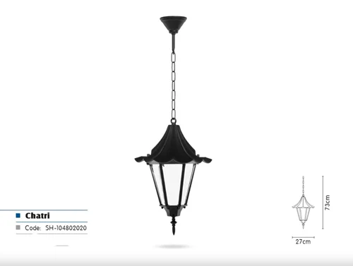 چراغ حیاطی مدل چتری آویز
