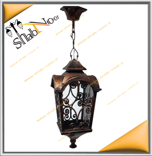 چراغ حیاطی مدل گل آویز
