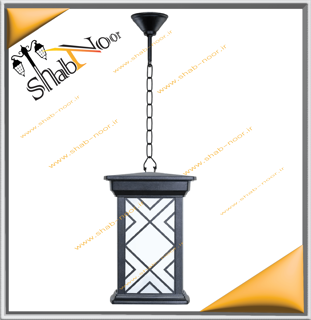 چراغ حیاطی مدل درتا طرحدار آویز
